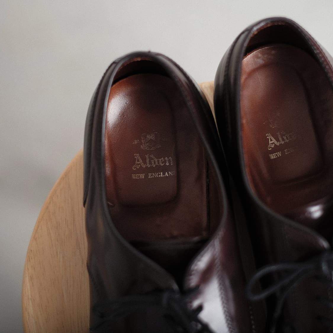 알든 2160 11E(290사이즈) 버건디 코도반 스트레이트팁 더비 상품이미지9