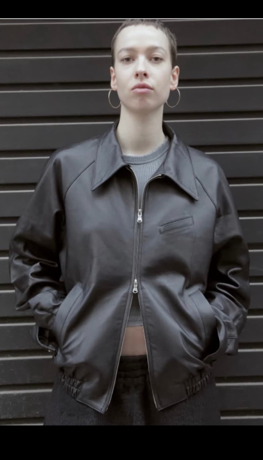 머듈 레더 자켓 3사이즈 상품이미지1