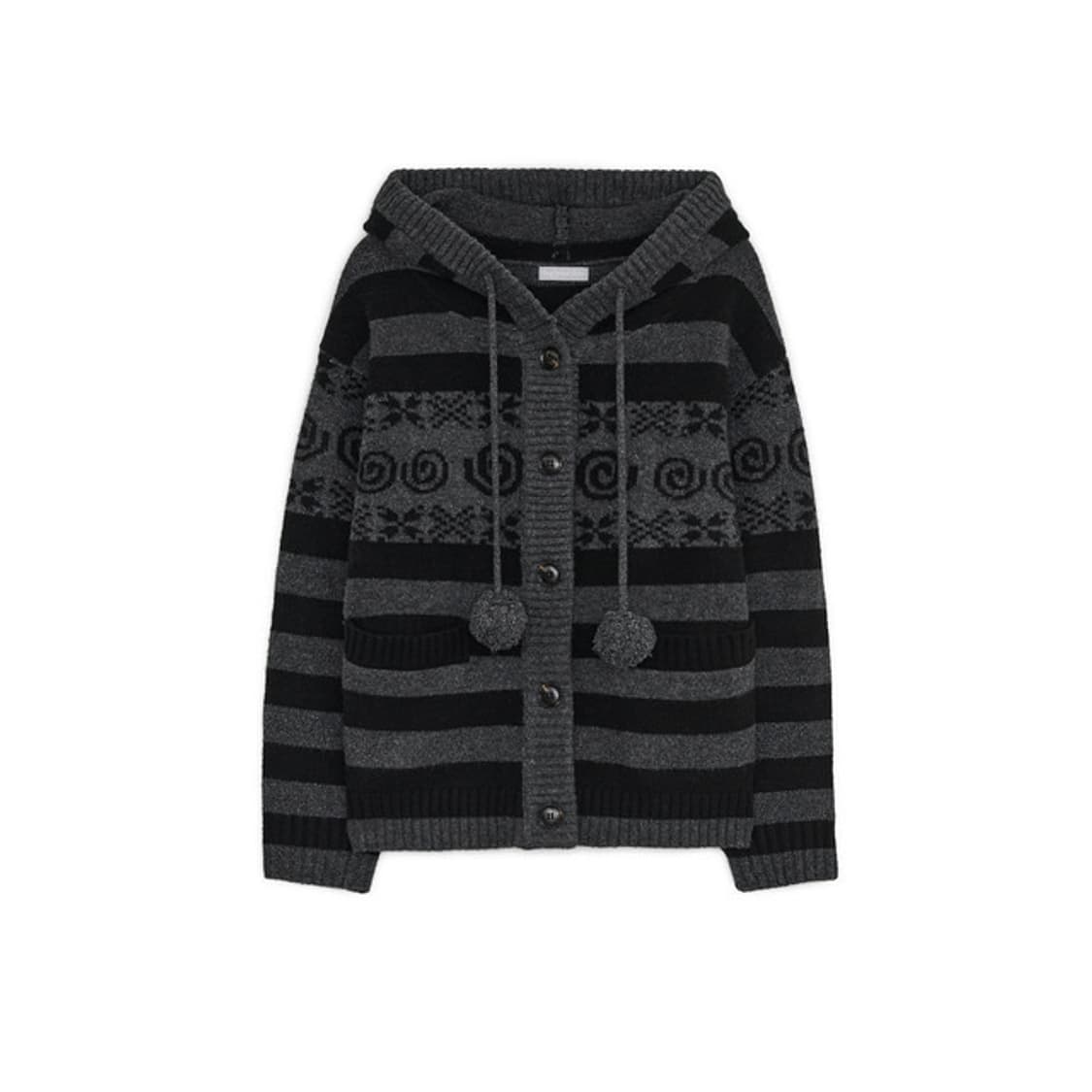 허그유어스킨 엔젤 윙 후드 가디건 상품이미지1