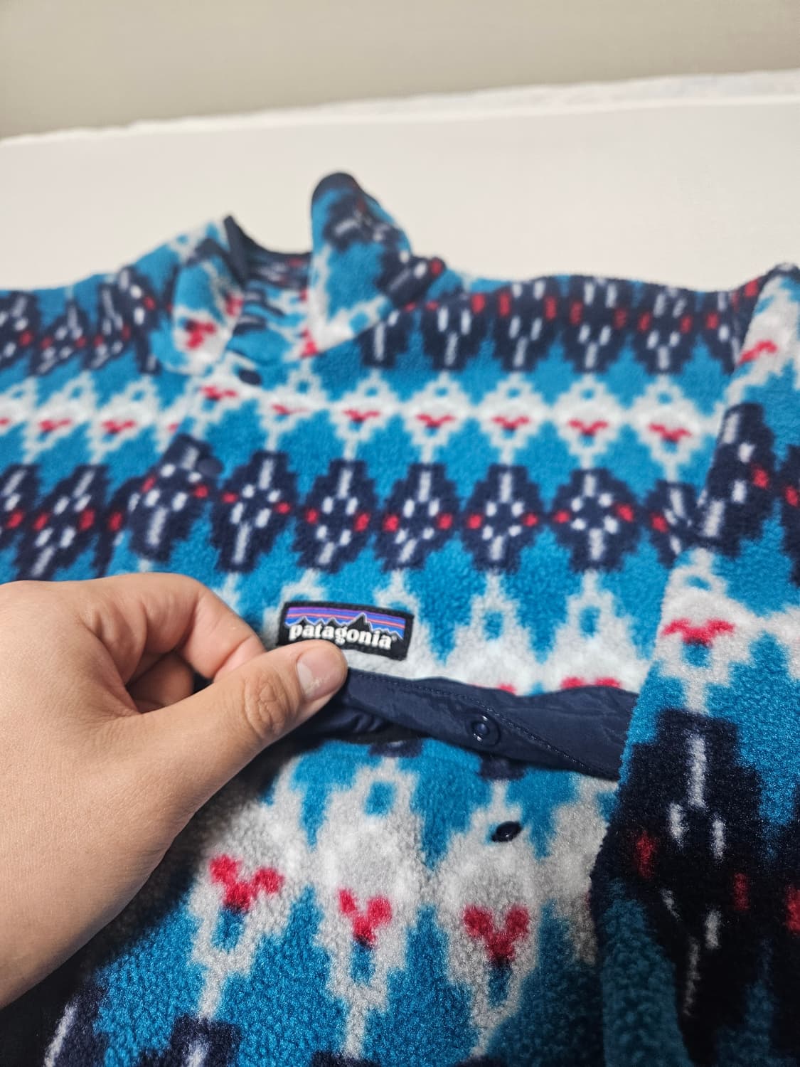 파타고니아 신칠라 빈티지신칠라 블루 L 빈티지파타고니아 아즈텍 상품이미지3