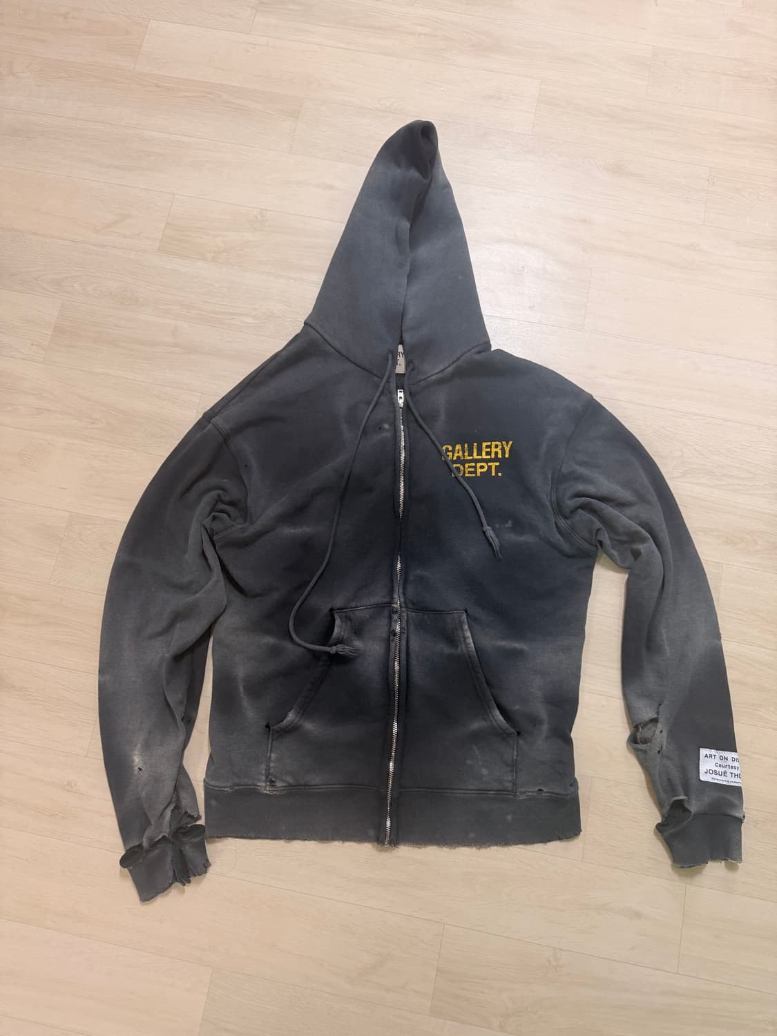 갤러리디파트먼트 선페이드 후드집업 S 상품이미지1