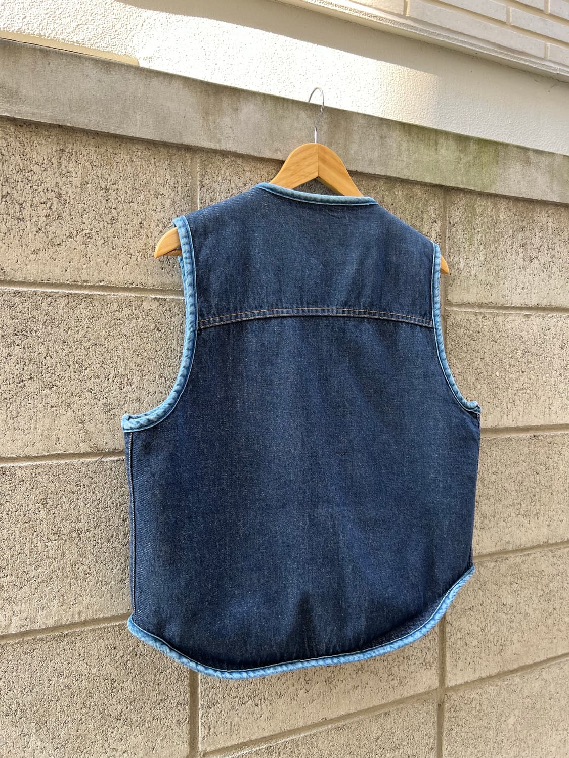 1970s SEARS ROEBUCKS DENIM 빈티지데님쉐르파베스트 상품이미지10