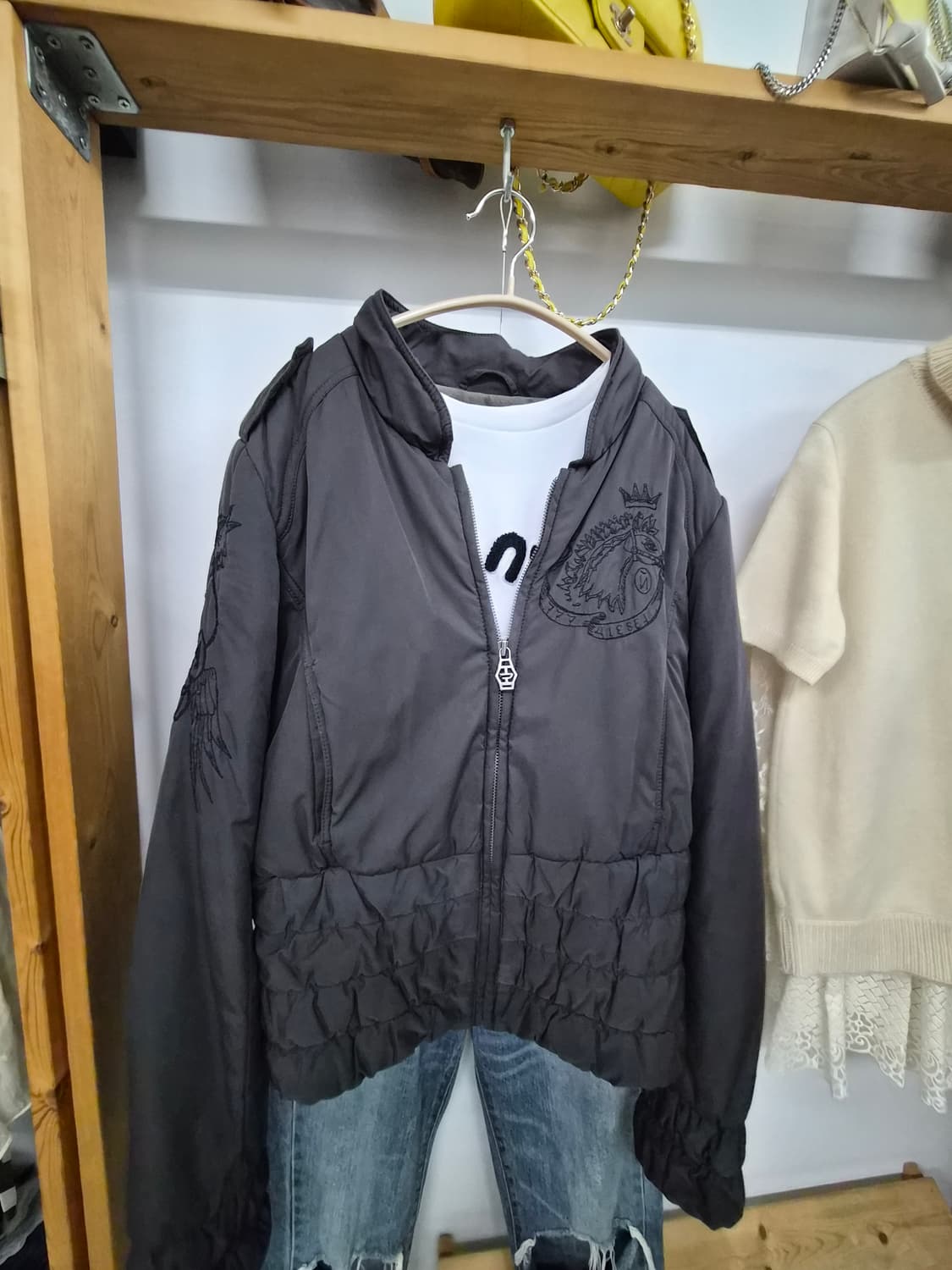 디젤 블루종 봄버점퍼 상품이미지3