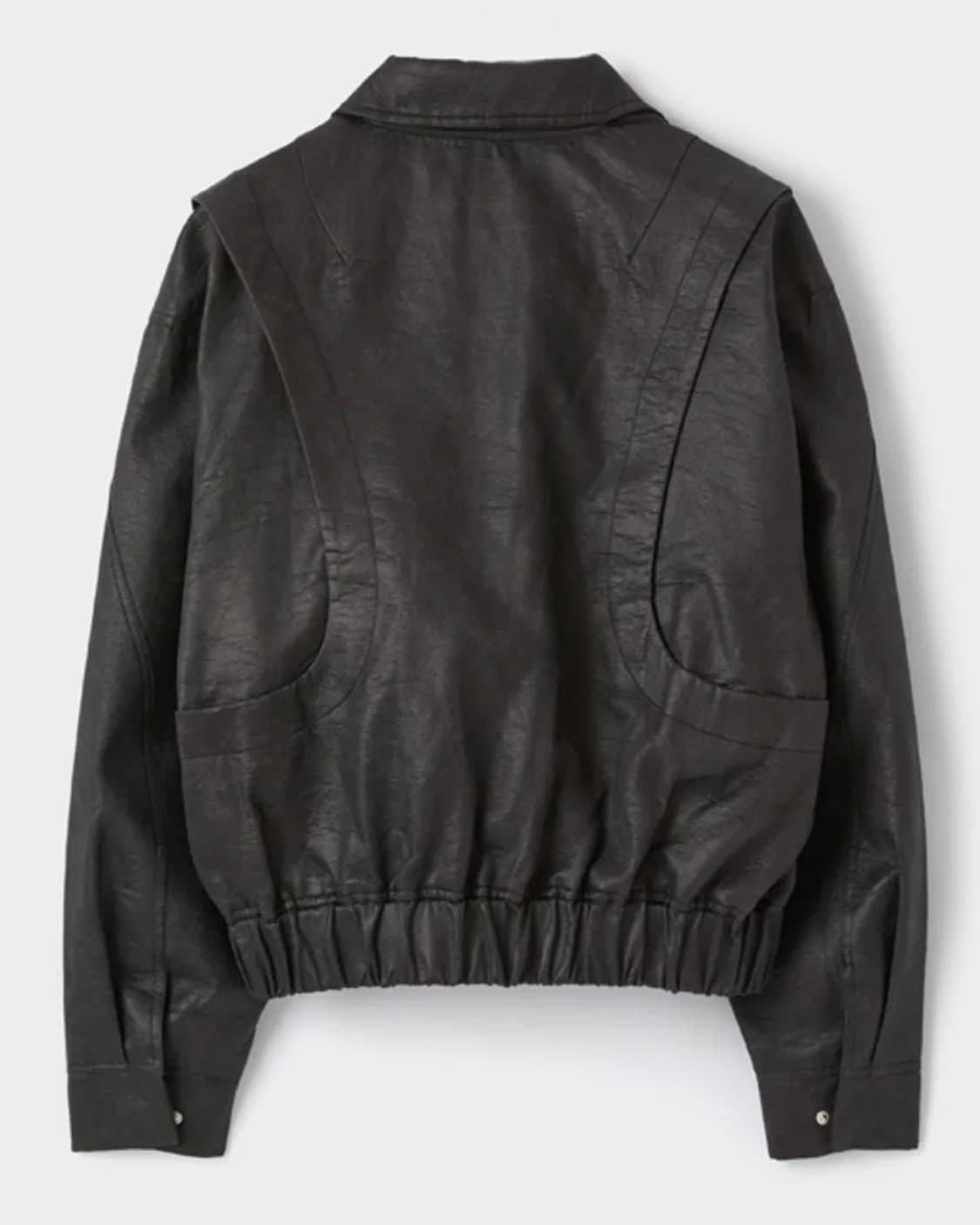 르마드 가죽 자켓 블랙 상품이미지2