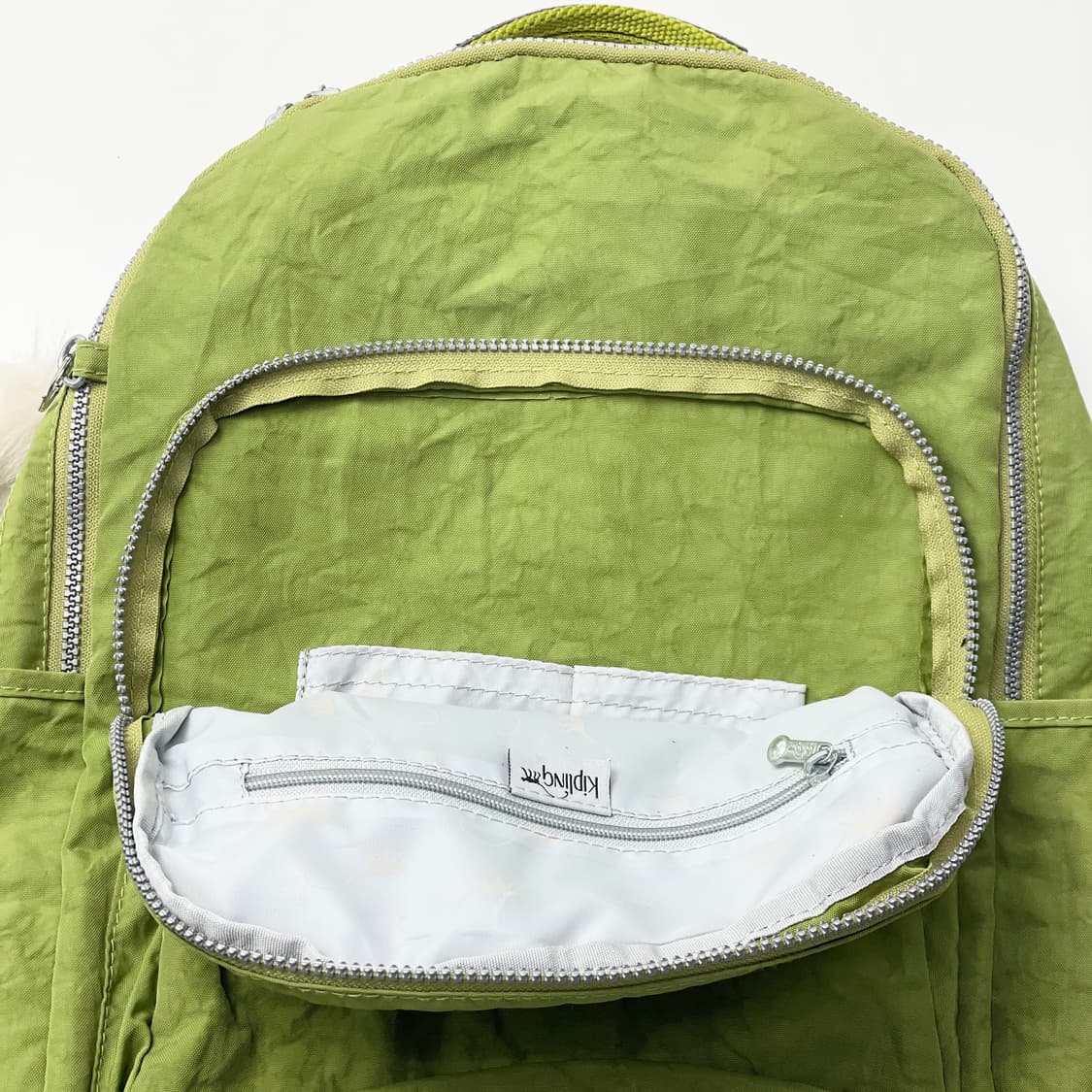 [중고] 키플링 백팩 키링 가방 그린 상품이미지4