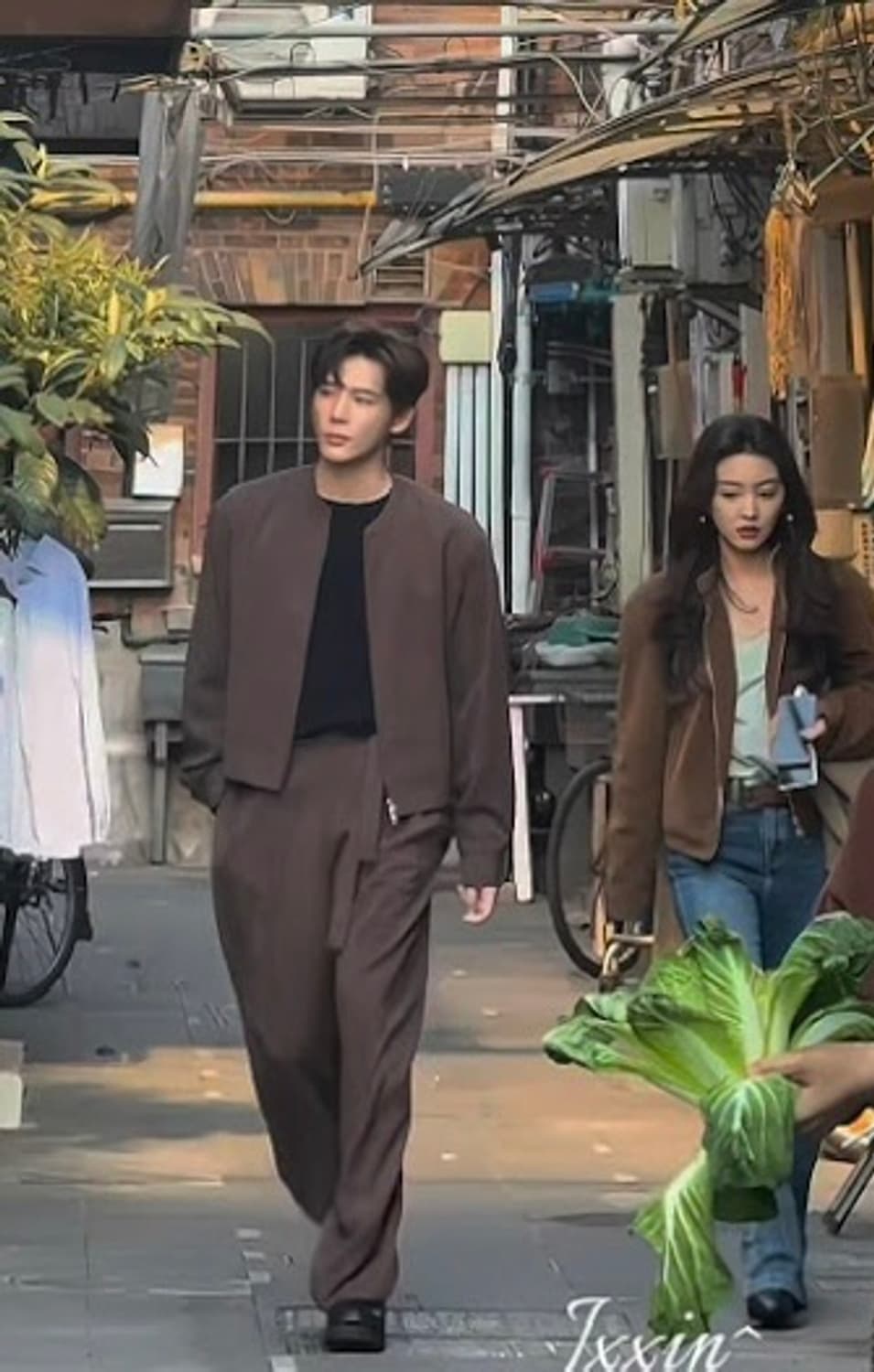 엘무드 그루브 큐프라 브라운 셋업 46,46 상품이미지4