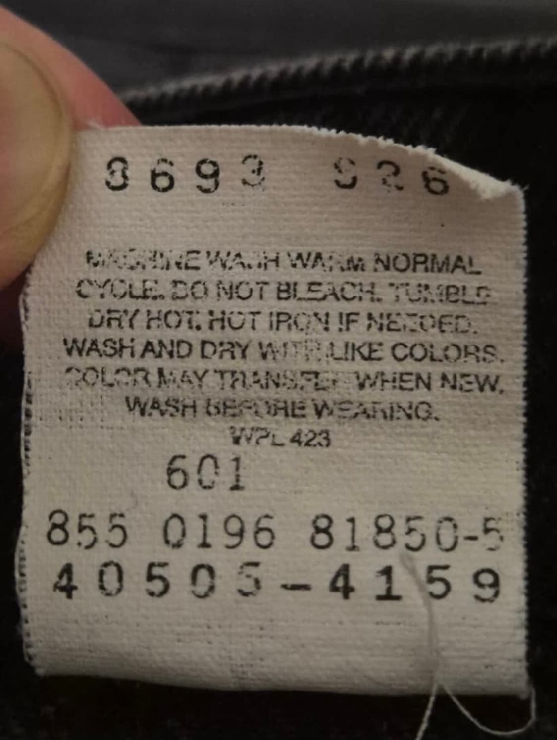 90‘s 리바이스 오렌지 탭 흑청 505 상품이미지4