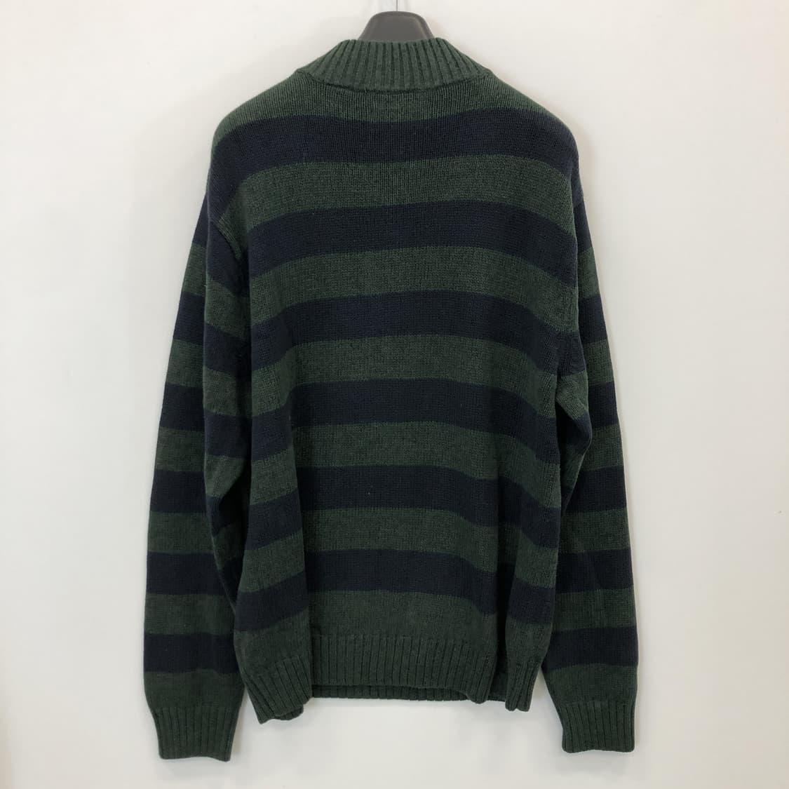 CHAPS 챕스 랄프로렌 스트라이프 하프집업니트 XXL  상품이미지4