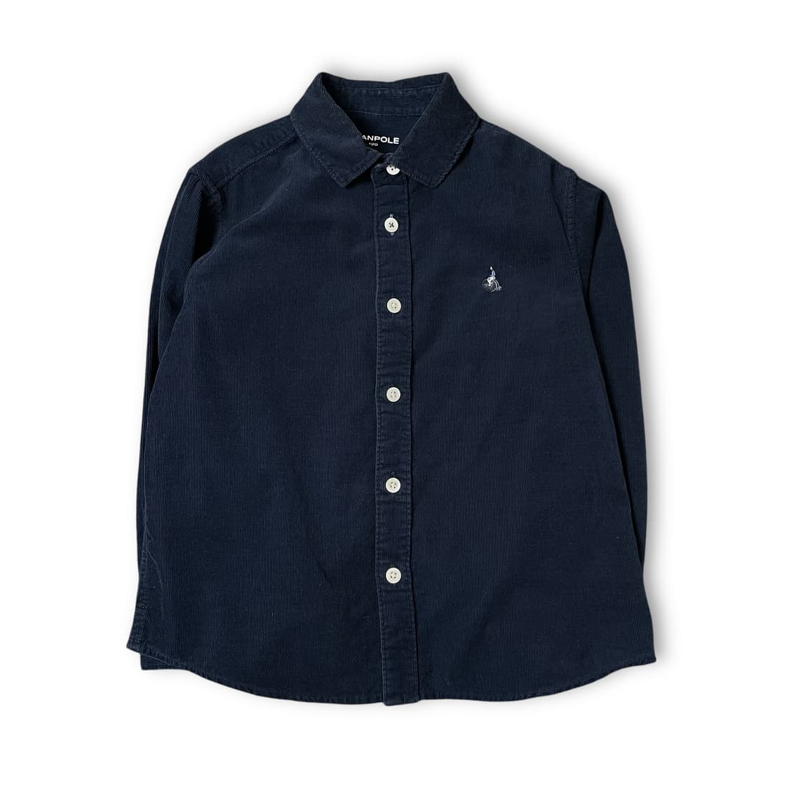 빈폴 키즈 네이비 코듀로이 긴팔 셔츠 120 상품이미지1