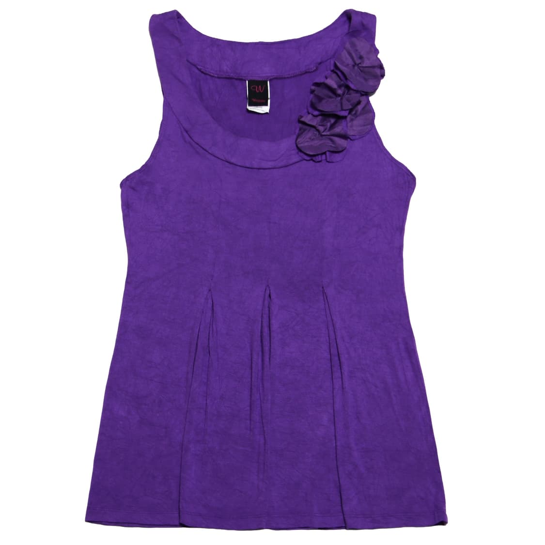 Purple Floral Corsage sleeveless 상품이미지2