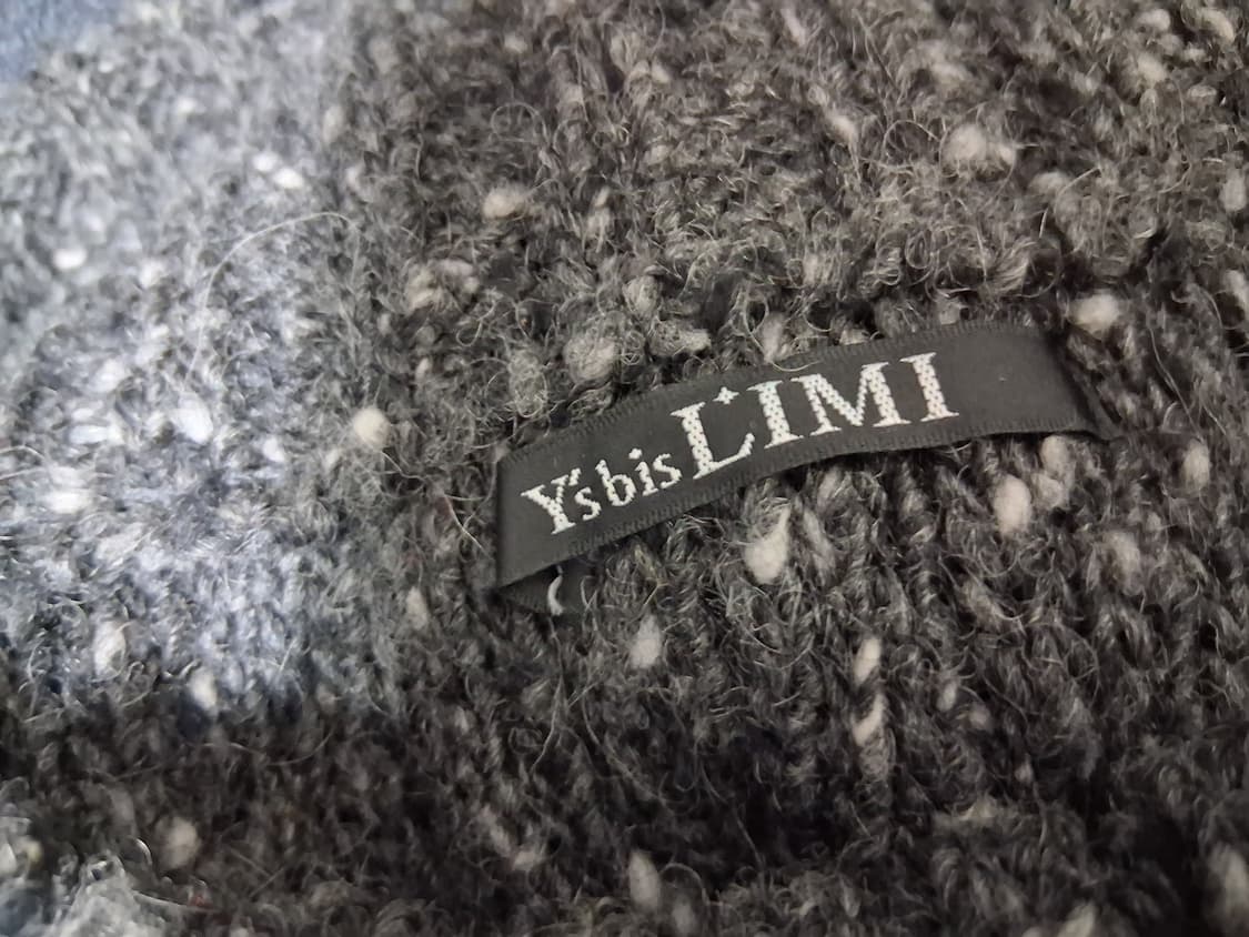 요지야마모토 리미 스웨트 굵은 순모 보카시 울 스웨트 55  상품이미지9