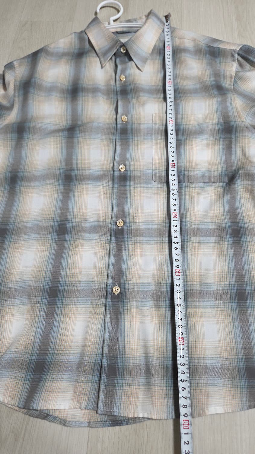 (착샷) 셔터 나보나 v2 레이온 체크 셔츠  상품이미지7