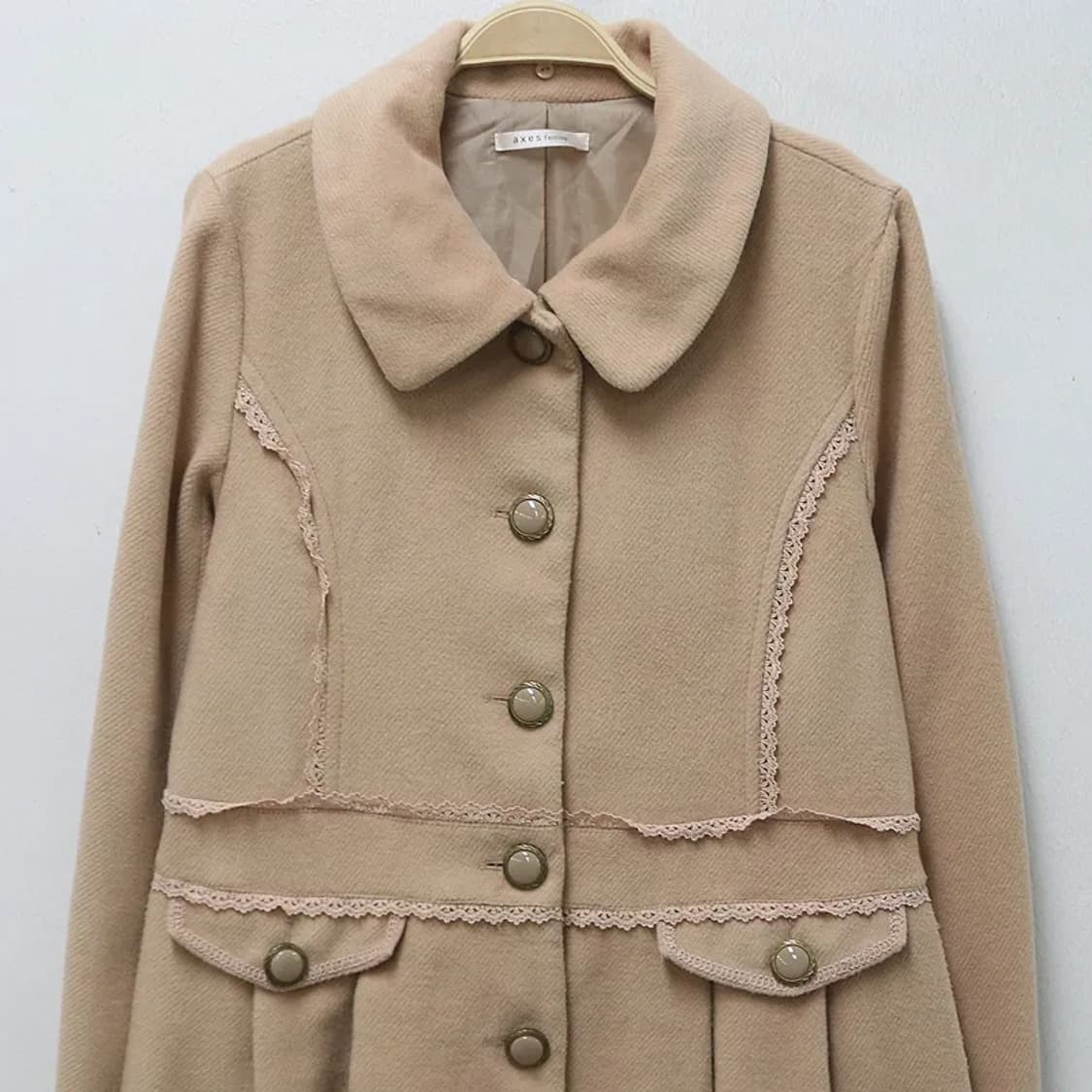 엑시즈 팜  오네갸루 라떼 로걀 코트 62861 상품이미지3