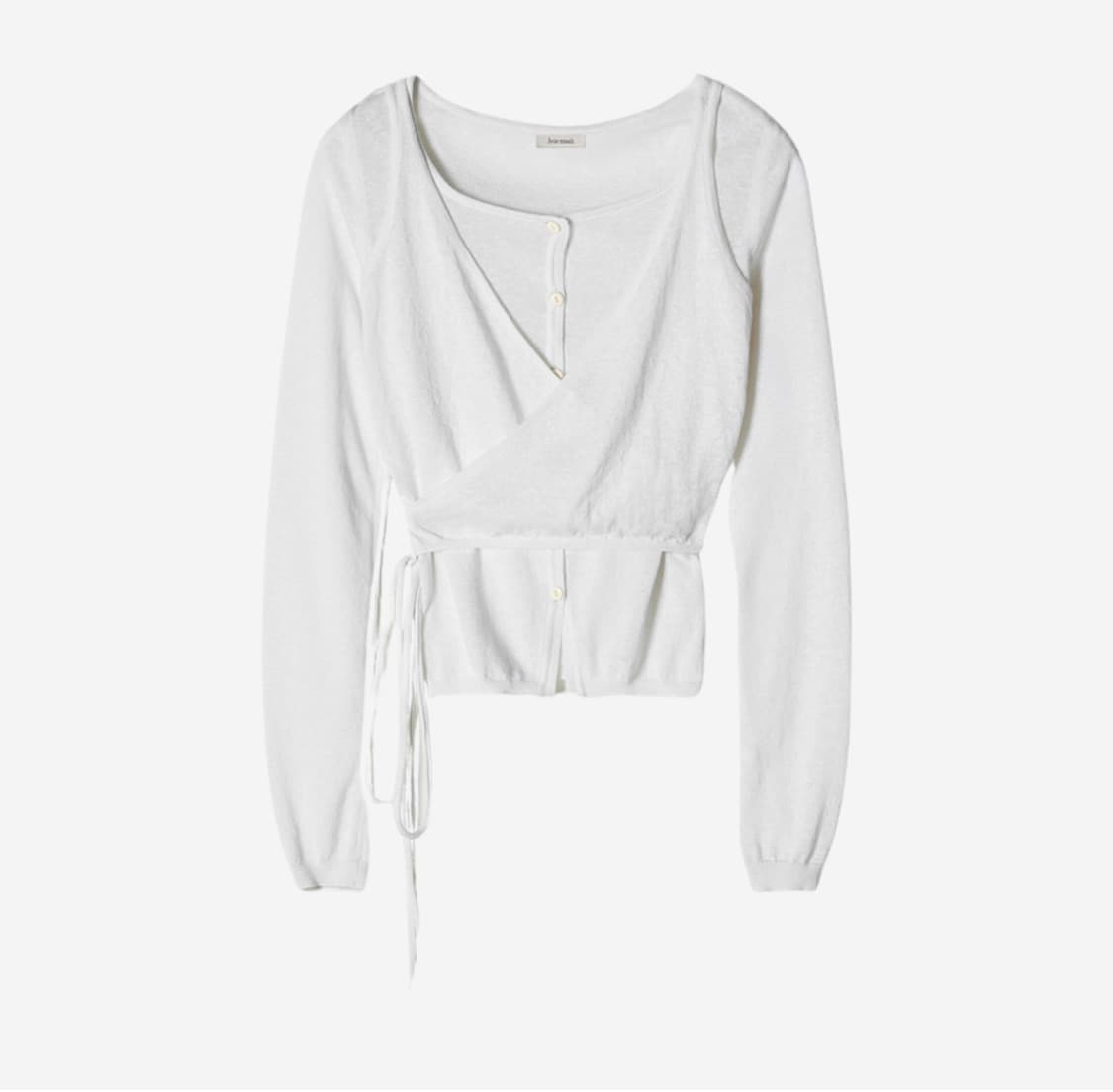 아비에무아 레이어드 렙 가디건 상품이미지1