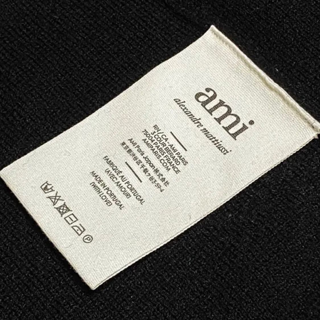 [정품] AMI 아미 레드 스몰하트 자수 메리노 울니트스웨터(XXL) 상품이미지8