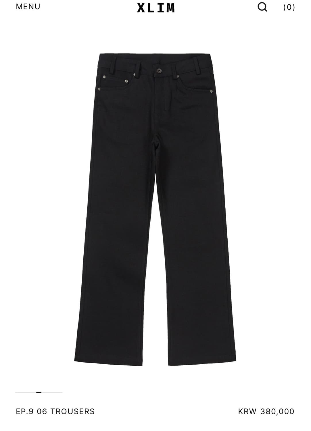 엑슬림 EP.9 06 TROUSERS 상품이미지1