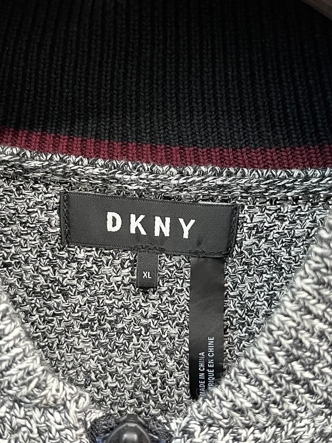 110)  DKNY 보카시 니트집업 
 상품이미지4