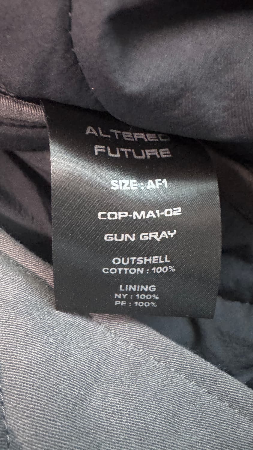 [AF1]얼터드퓨처 COP-MA1-02 마원 그레이 상품이미지3