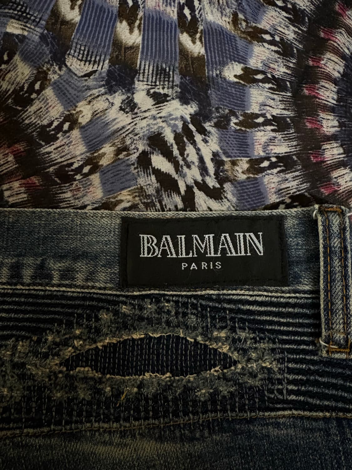 Balmain Biker denim pants 상품이미지3