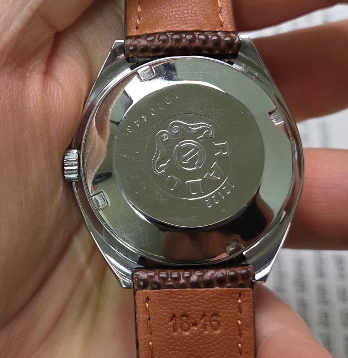 레어] 빈티지 라도 컴패니언 점보 순정 다이얼 와이드보이 데이데이트  상품이미지6