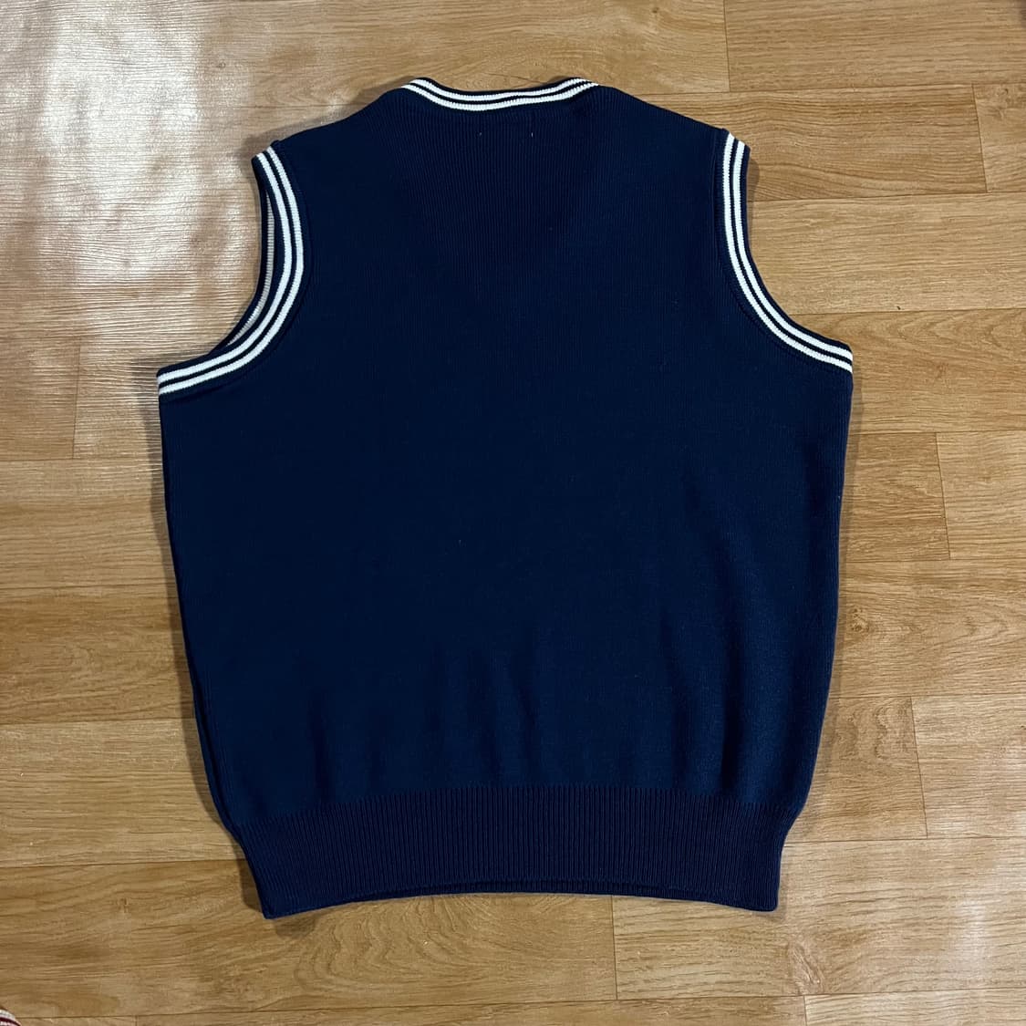 [110] 매너스골프 니트 베스트 네이비 상품이미지7