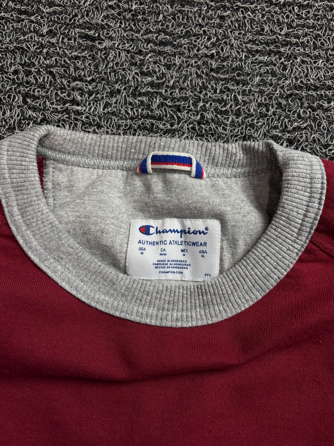 00s 챔피온 올드스쿨 배색 빅로고 크루넥 스웻 셔츠 1525 상품이미지3