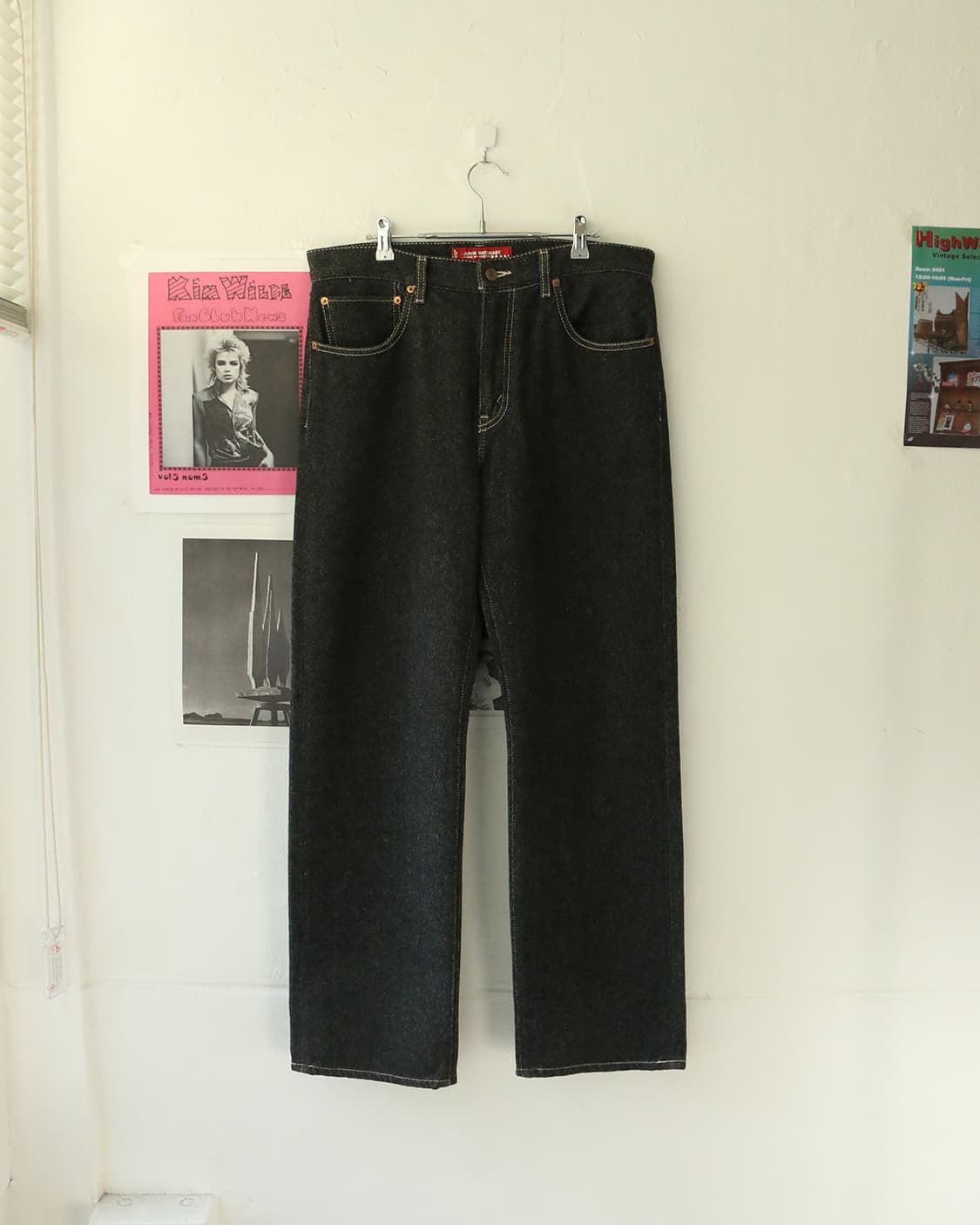 준야 와타나베 맨 리바이스 블랙 울 블랜드 팬츠  상품이미지3