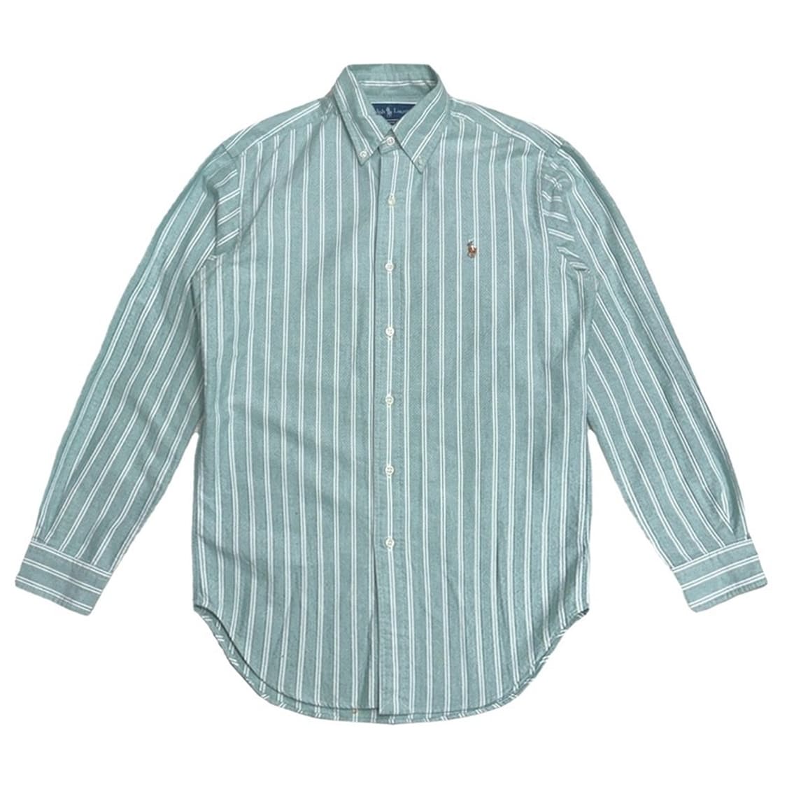 POLO 클래식핏 스트라이프 옥스퍼드 셔츠 16 1/2 상품이미지1