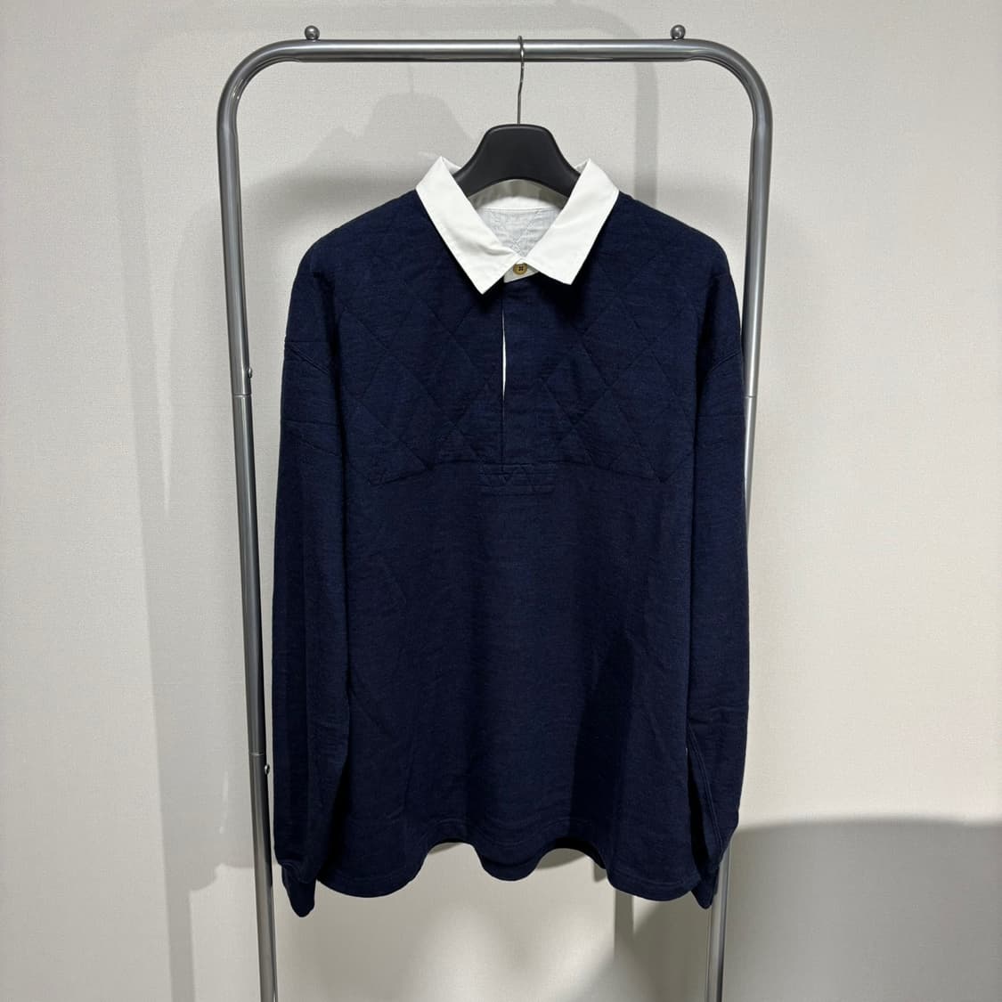 5) visvim 비즈빔 25SS 라캄 울 폴로 롱슬리브  상품이미지1