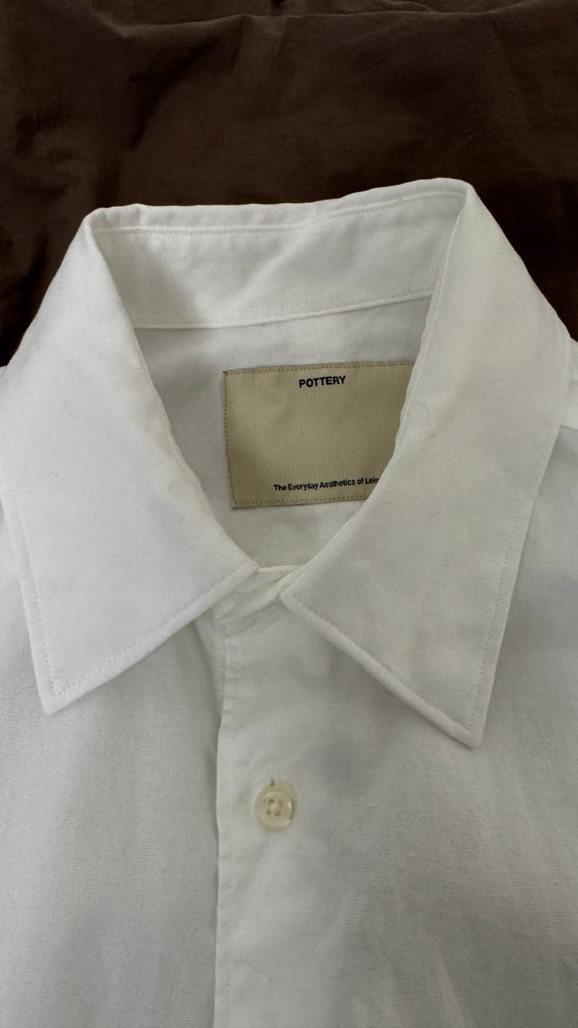 포터리 비즈니스 셔츠 화이트 1사이즈 상품이미지2