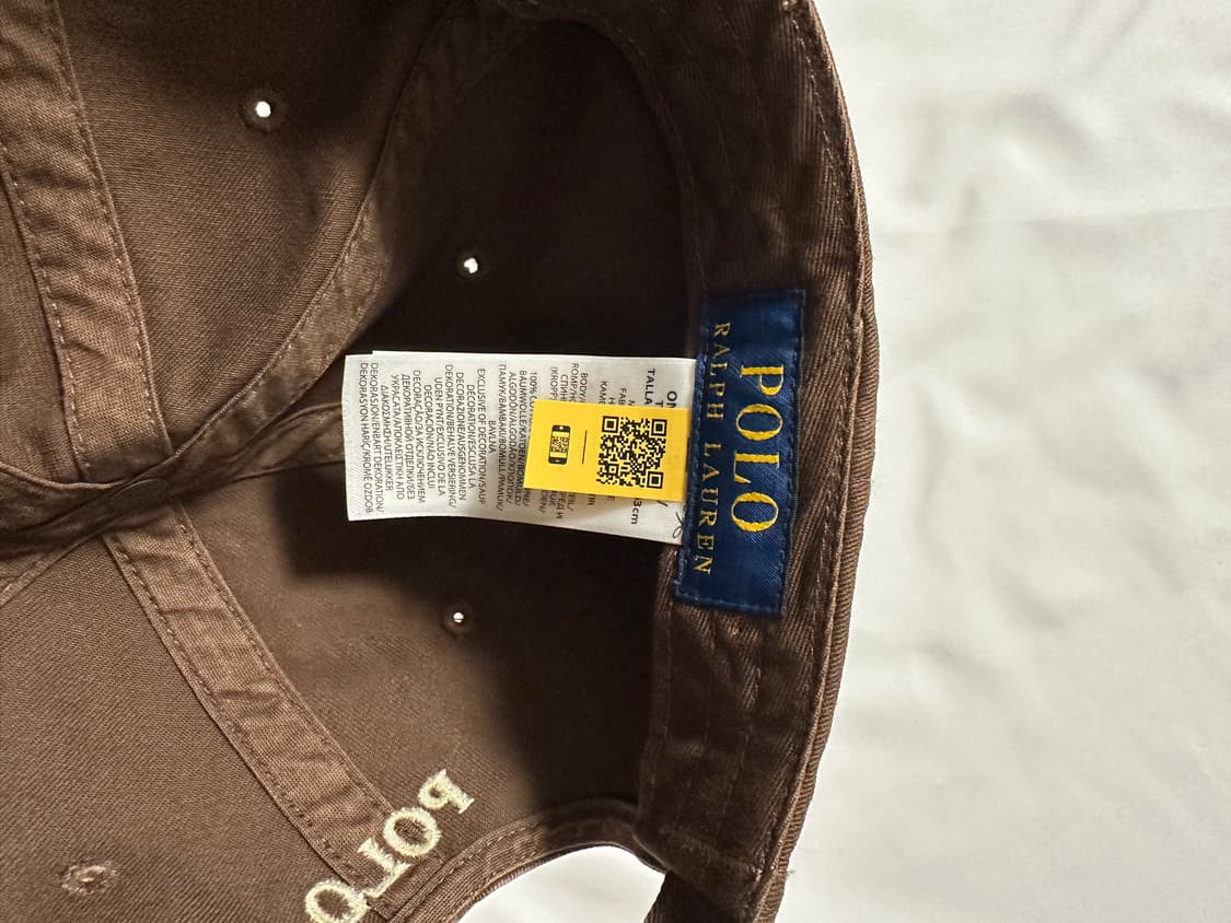 폴로 랄프로렌 볼캡 쿠퍼 브라운 (국내 정품/택있음) 상품이미지4