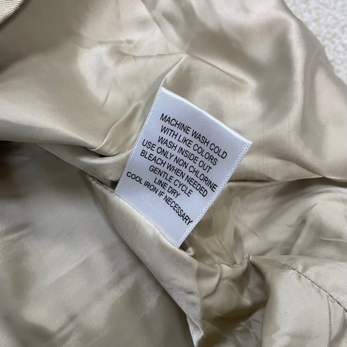 에센셜 피어오브갓 트윌 블루종 자켓 베이지 상품이미지5