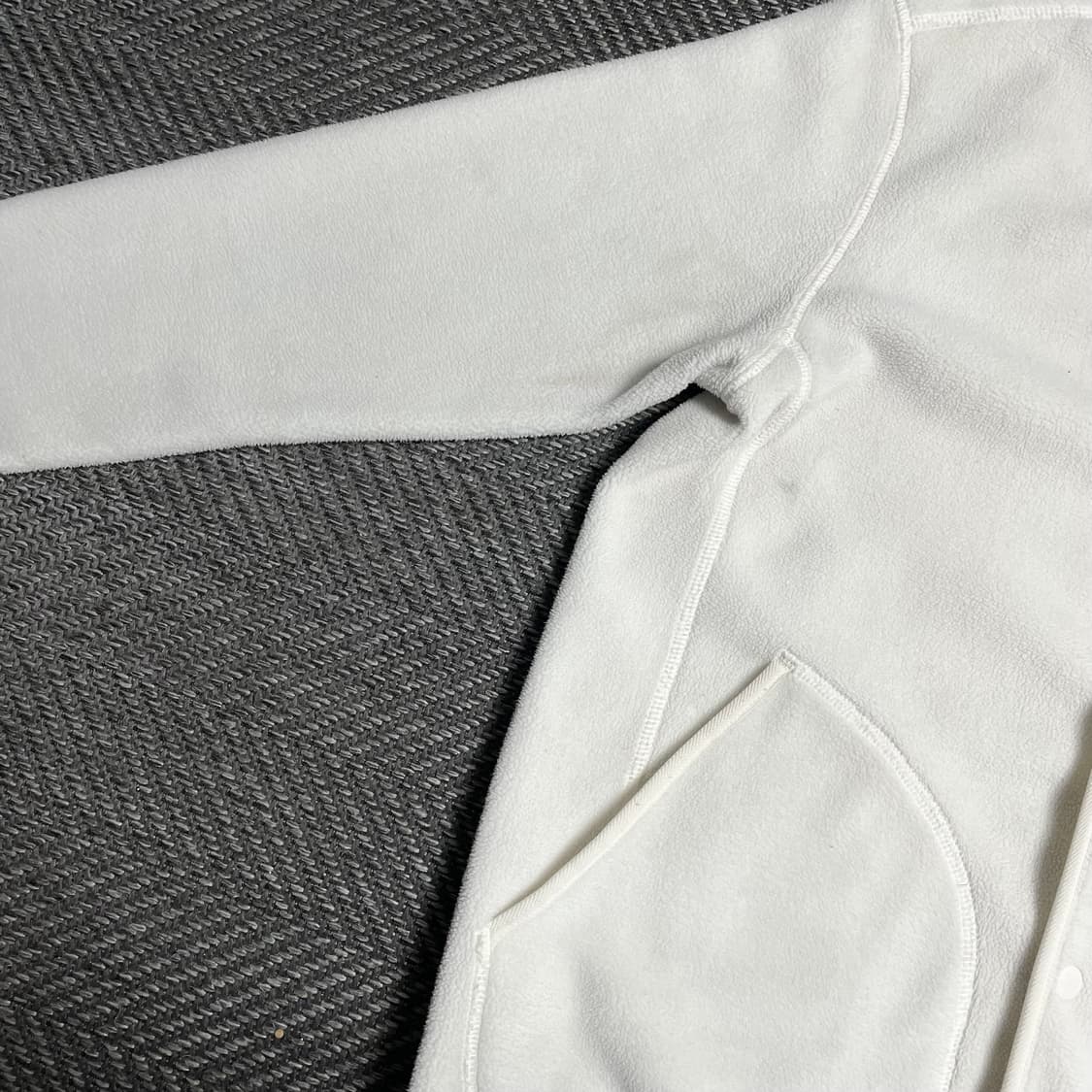 노스페이스 화이트 플리스 가디건 자켓y 5192 상품이미지5