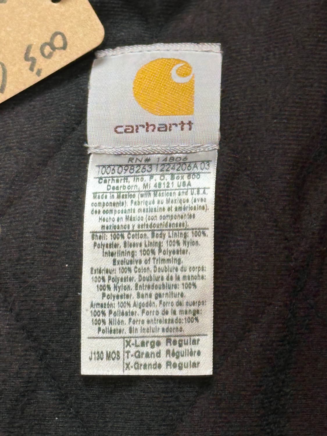 00's OG 칼하트 J130 액티브 자켓 칼하트 MOS 모스그린 상품이미지9