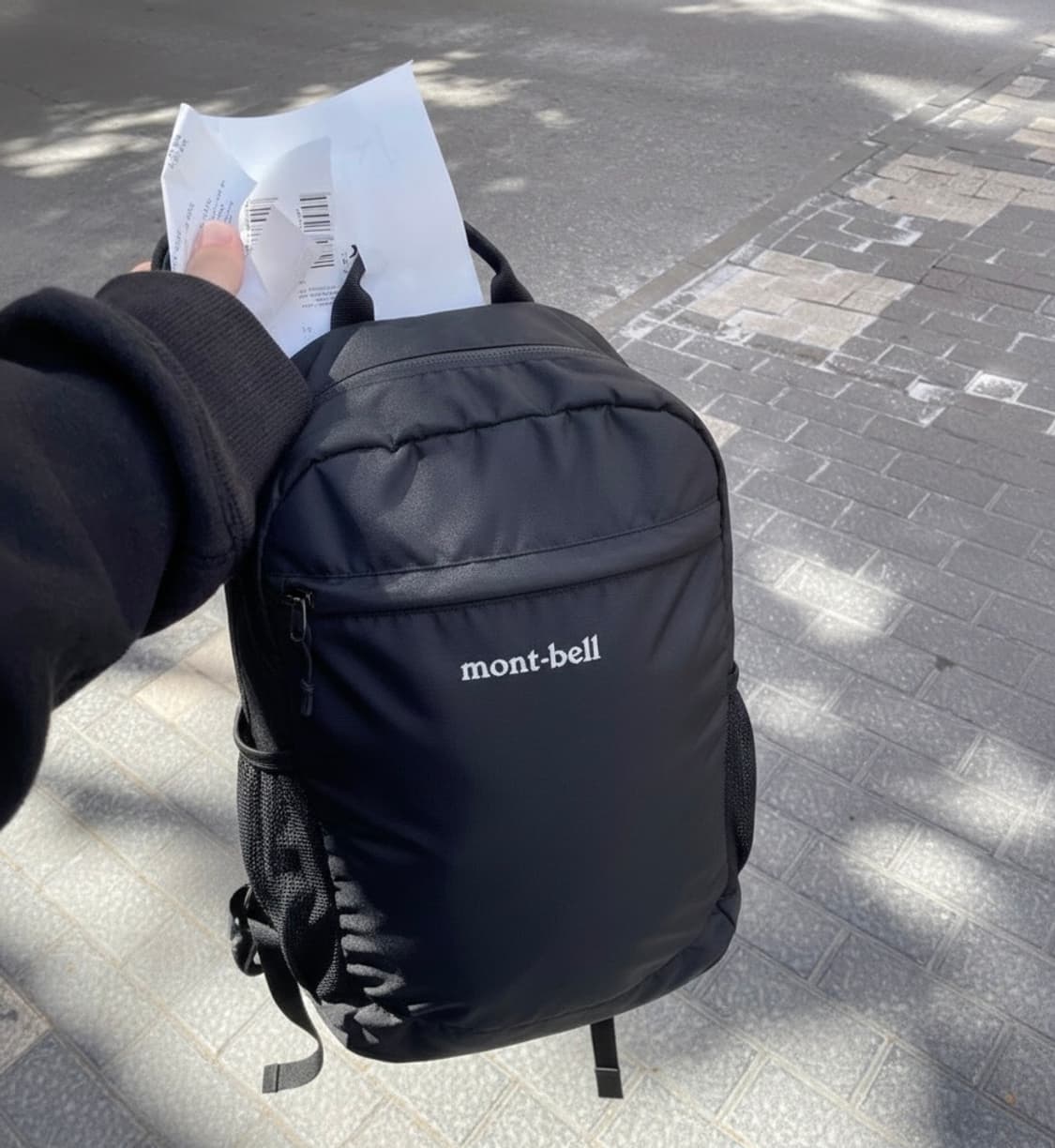 플리마켓🔥 몽벨 포케터블 라이트 팩 15 블랙 상품이미지1