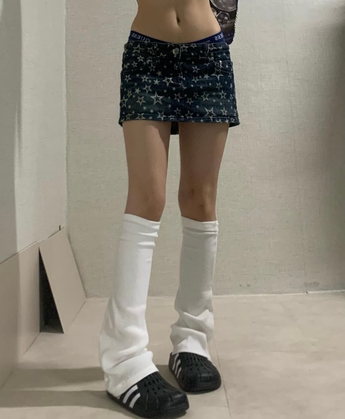 Vintage star denim mini skirt 상품이미지5