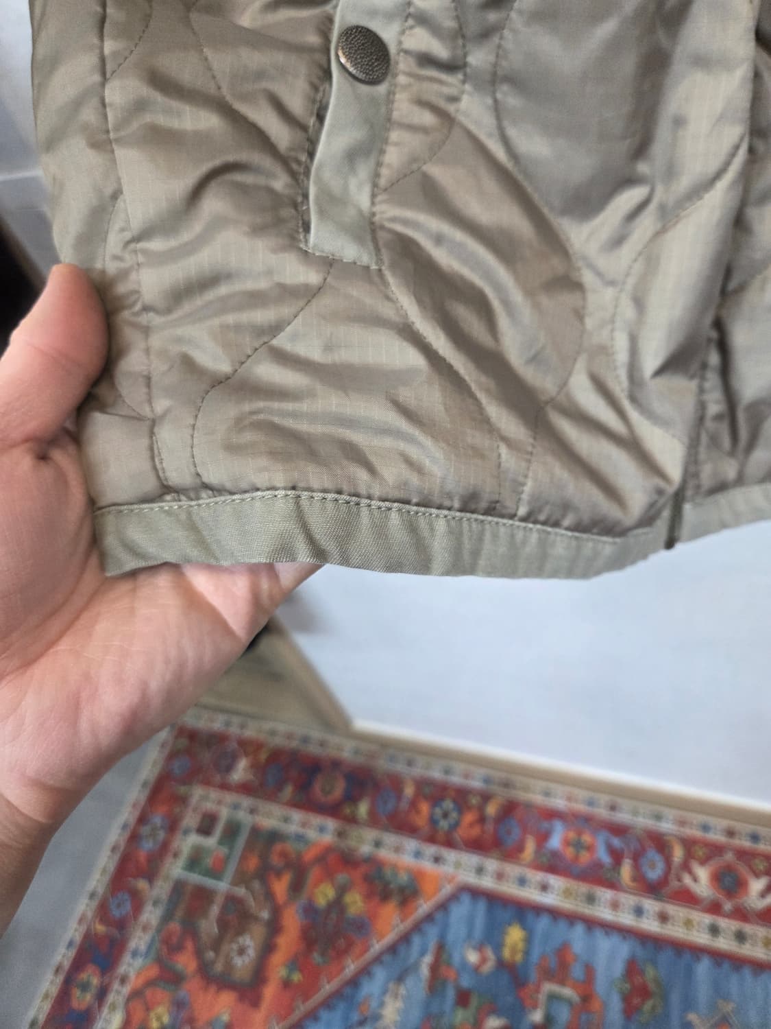 자라 퀄팅 봄버 자켓 M 상품이미지4