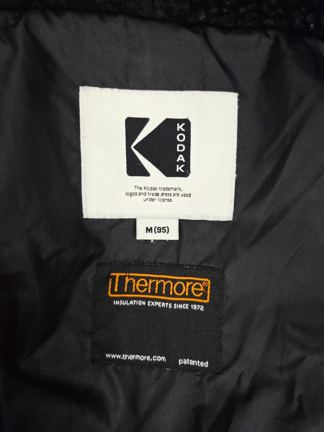 코닥(KODAK) 로고 후드 플리스 자켓 블랙 상품이미지7