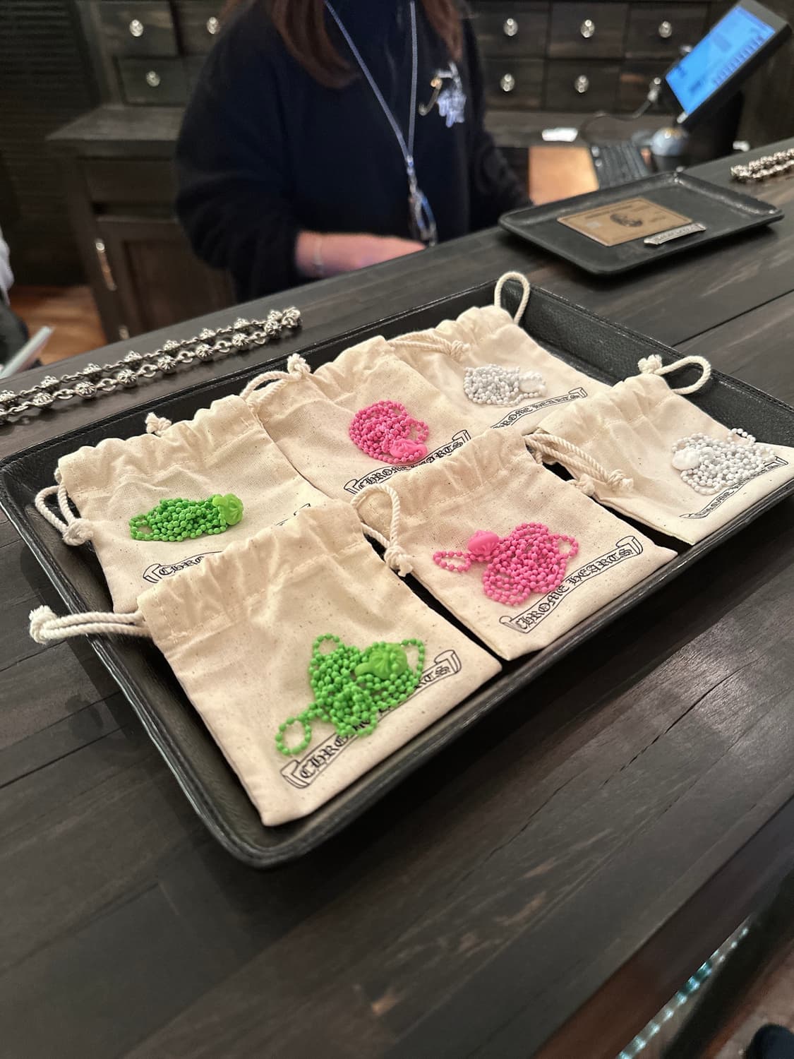 크롬하츠 실리크롬 크로스볼 목걸이 (새상품) 상품이미지1