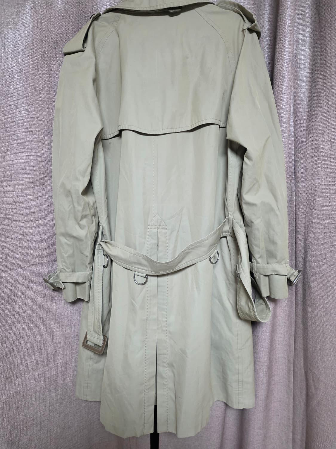 정품버버리트렌치코트 50사이즈 상품이미지4