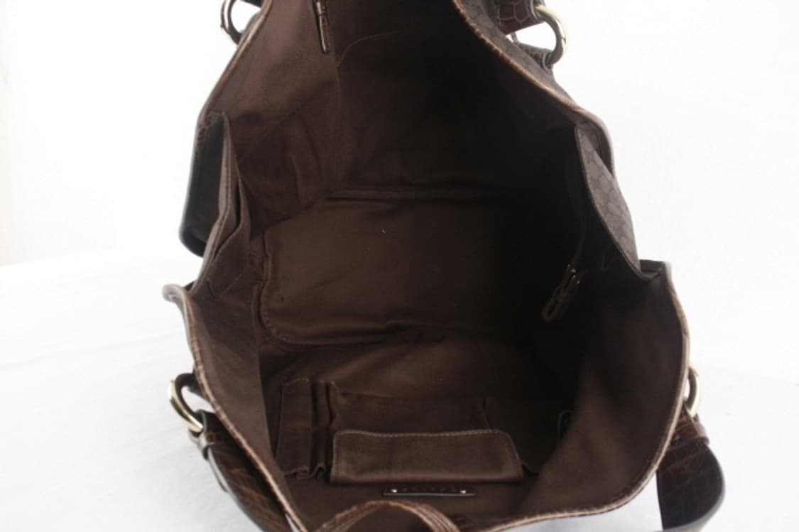 CELINE 다크브라운 패브릭 숄더백 상품이미지8