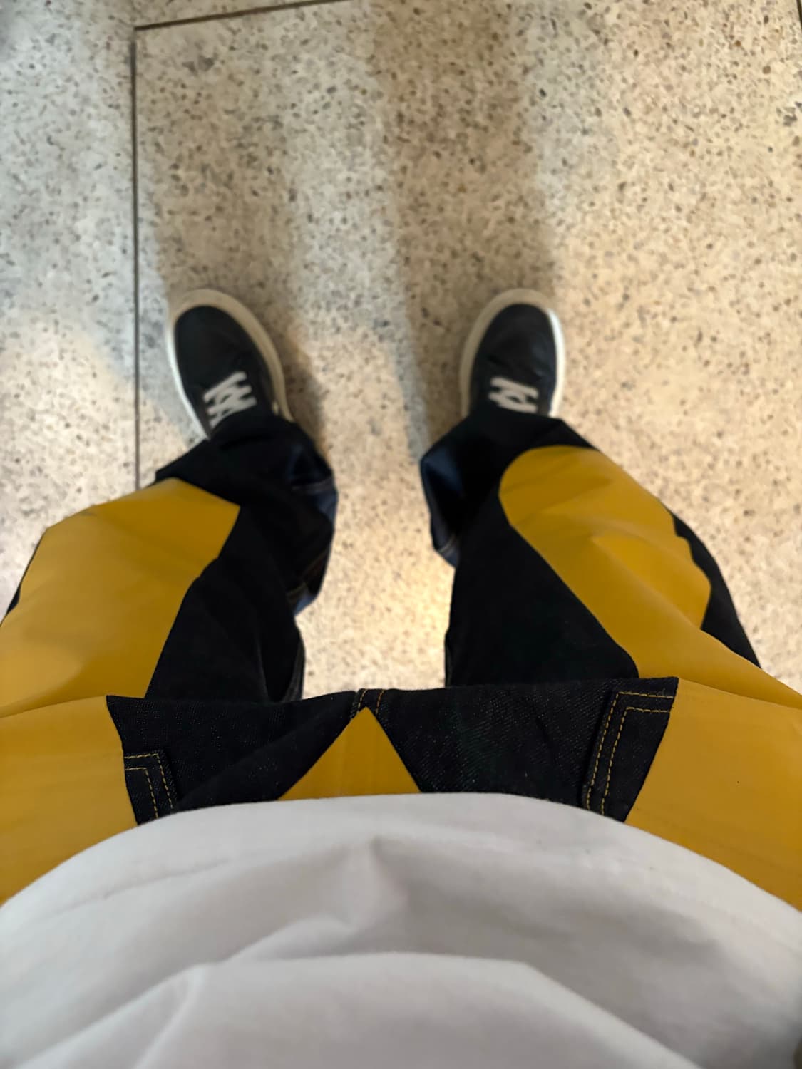 에비수 다이콕 프린트 배기핏 진 상품이미지4