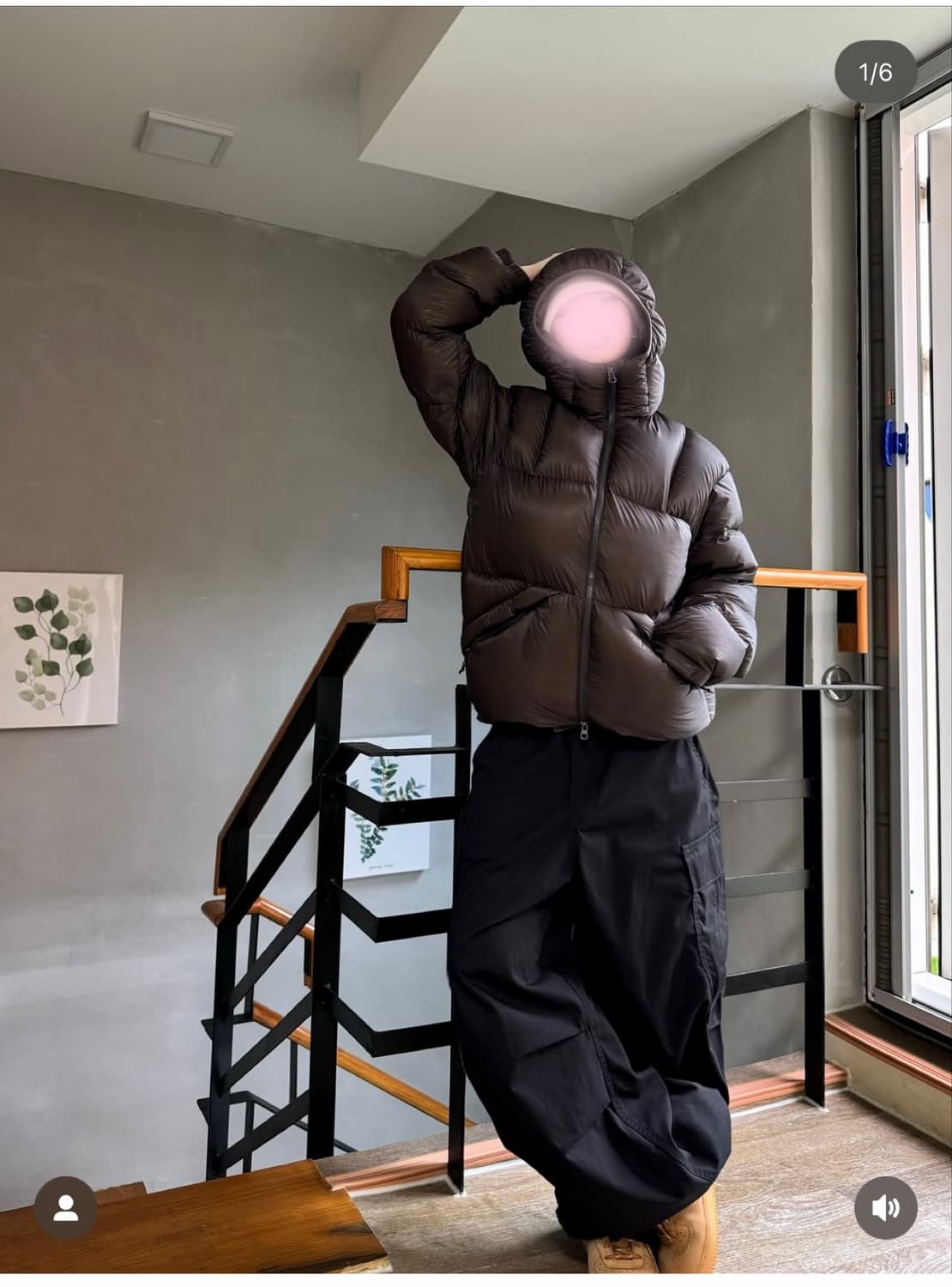 블랙야크 스톤마스터 다운자켓 브라운 상품이미지1