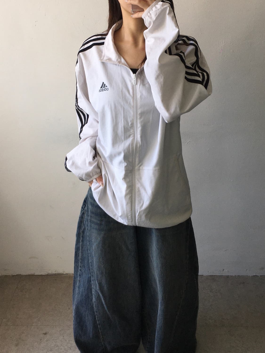 아디다스 삼선 사이드라인 바람막이 상품이미지2
