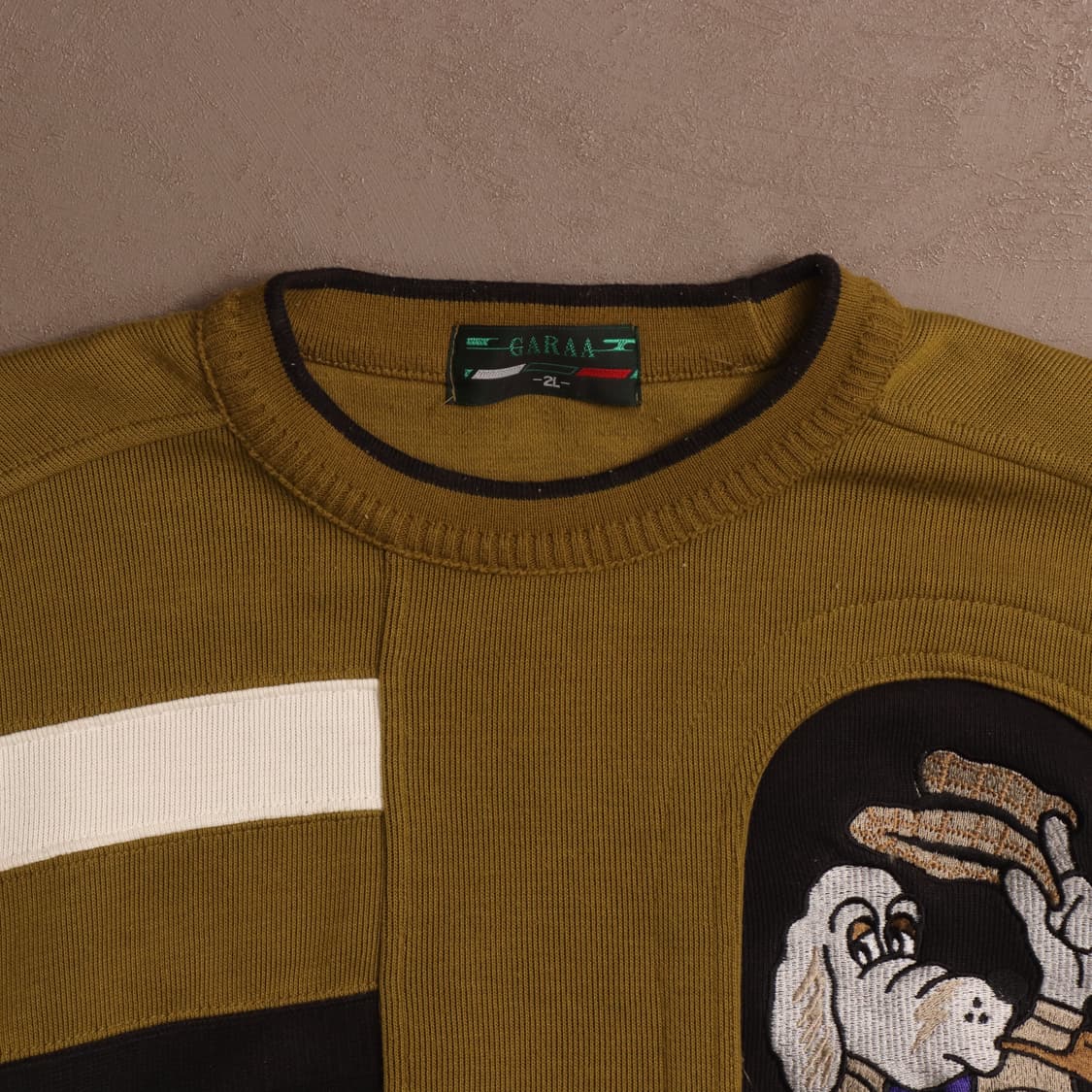 90's 빈티지 캐릭터 아크릴 니트 A1789 상품이미지2