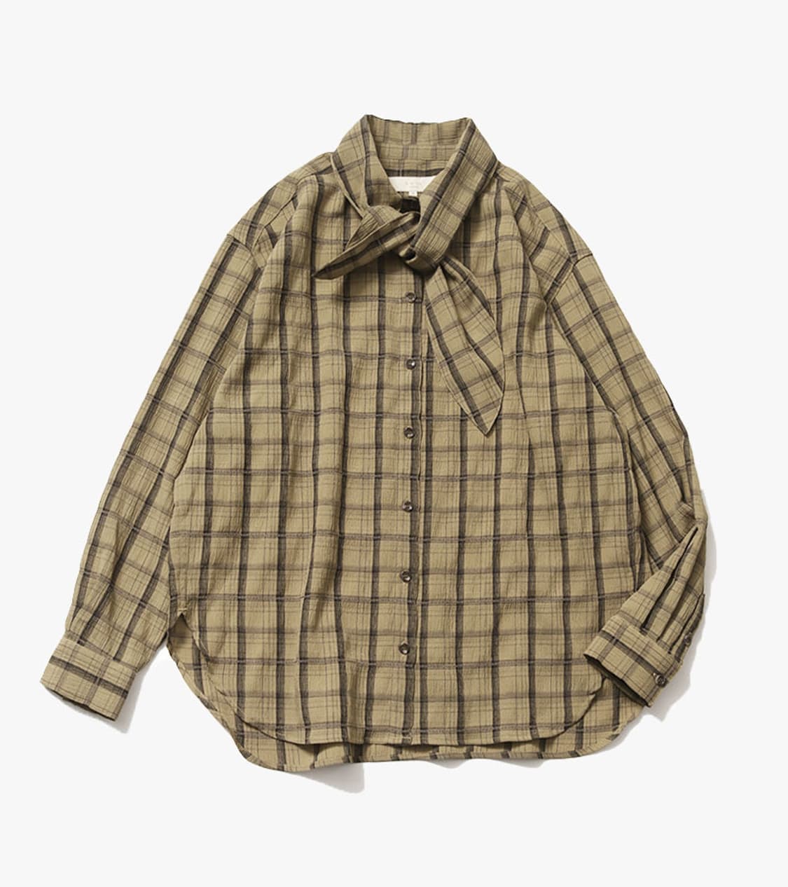 B:MING BY BEAMS - CHECK BIG TIE SHIRT 상품이미지1