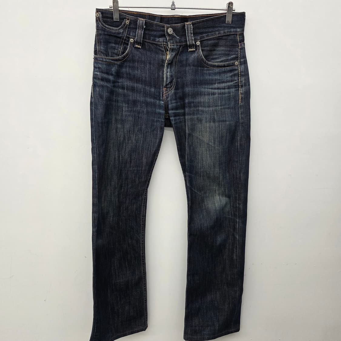 리바이스523 빈티지 워싱 데님 청바지 허리33in 상품이미지2