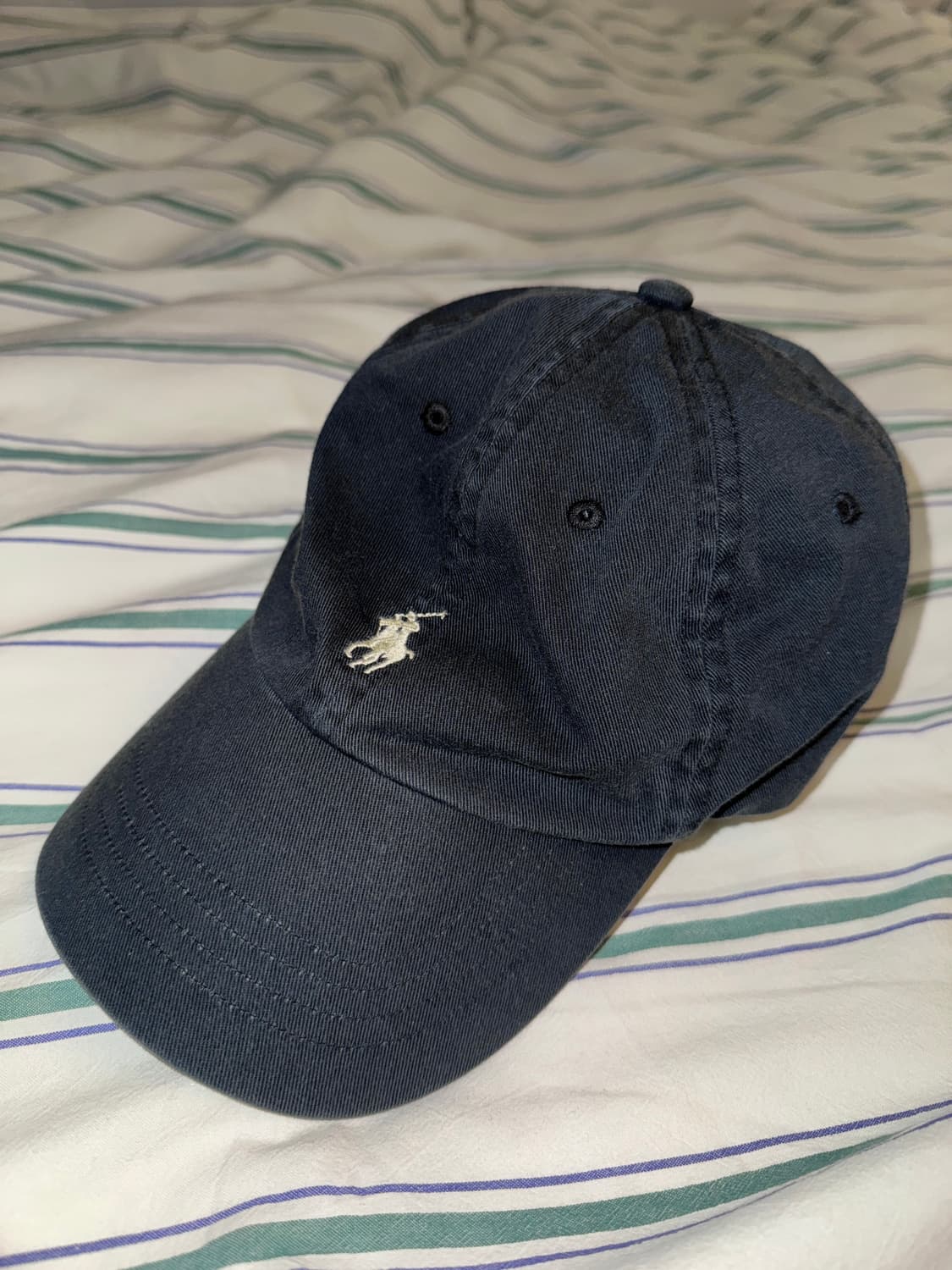 [OS] 폴로 코튼 치노 볼캡 블랙/샴페인 상품이미지1