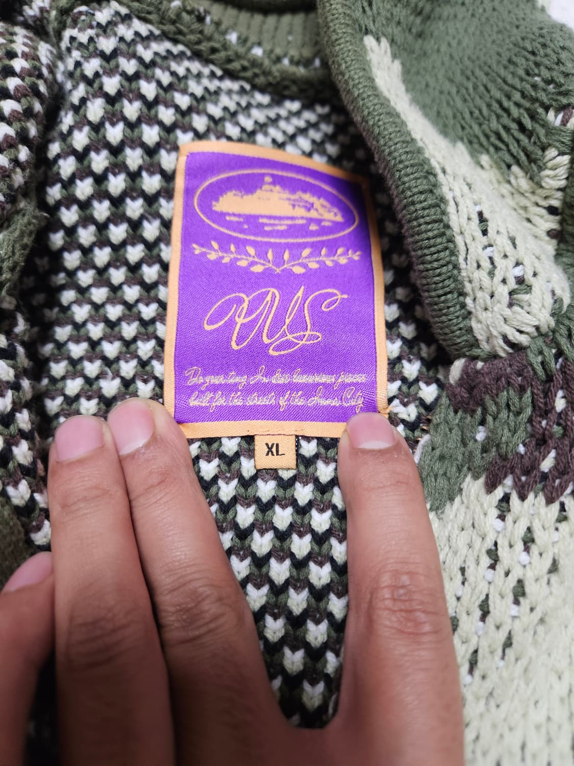 [XL] 코르테이즈 카모 니트 후드집업 상품이미지6