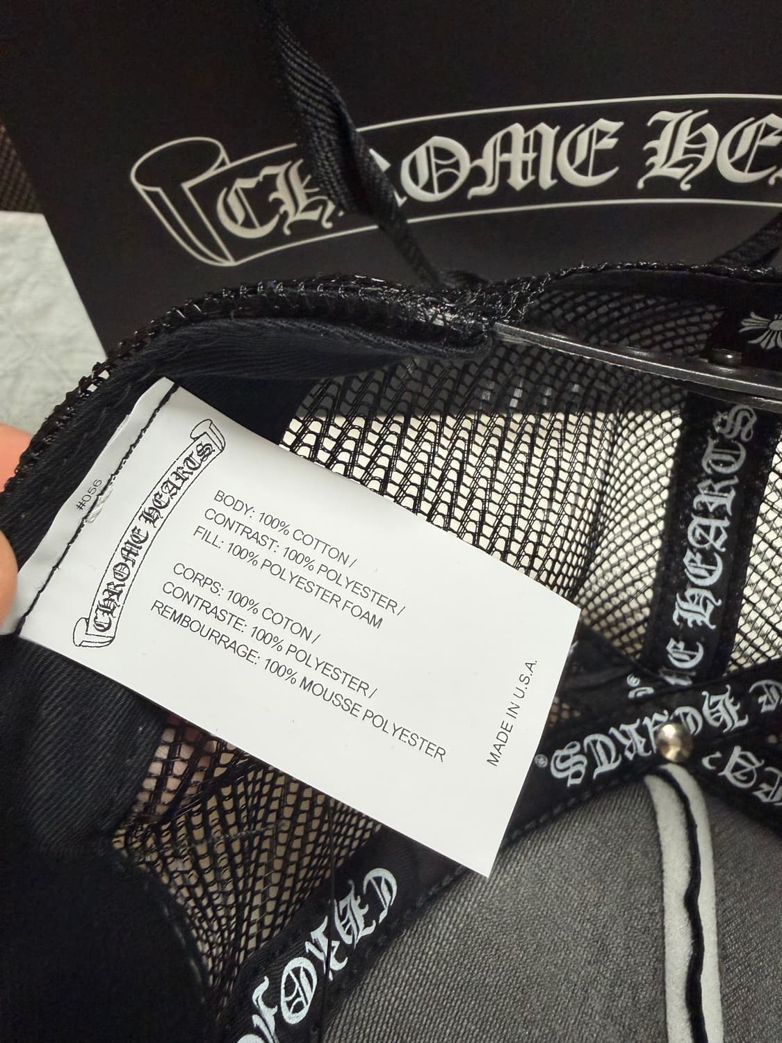 (새상품) 크롬하츠 퍽할리우드 블랙 상품이미지3